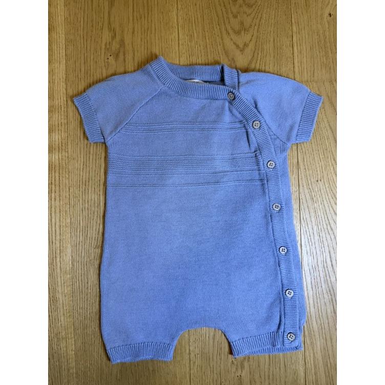 Pre-Loved Strickoverall von Wheat | Grau | Grösse: 74