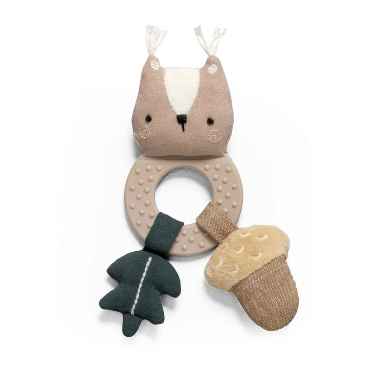 Sebra Baby Aktivitäts-Rassel Eichhörnchen Zappy