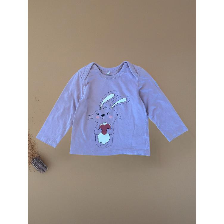 Pre-Loved T-Shirt von Polarn O. Pyret | Flieder (Lilac) | Grösse: 80