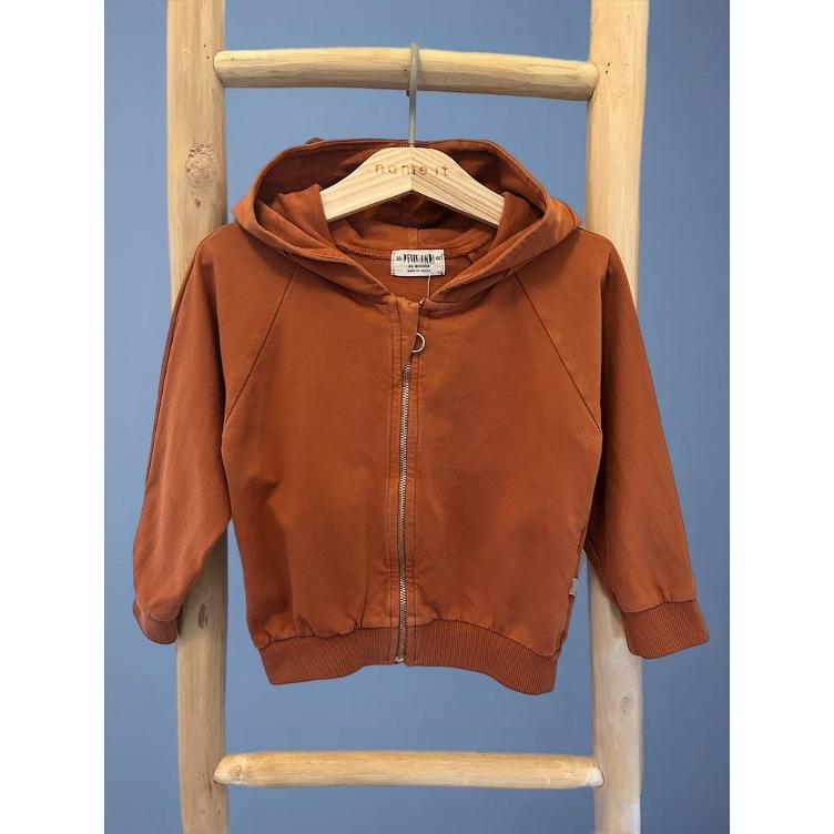 Pre-Loved Jacke von Petit Indi | Rostrot | Grösse: 92