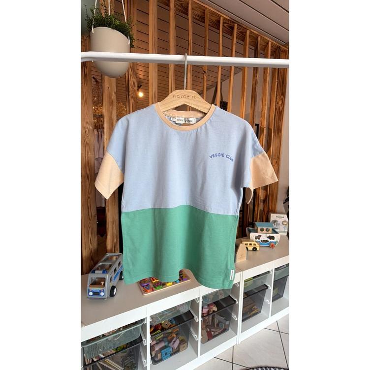 Pre Loved T-Shirt von Sproet & Sprout I Hellblau/Grün I Gr. 116