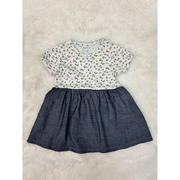 Pre‑Loved Kleid mit Bloomers von Name It | Grösse: 68