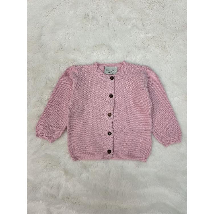 Pre‑Loved Strickjacke von Fixoni | Farbe: Rosa | Grösse: 68