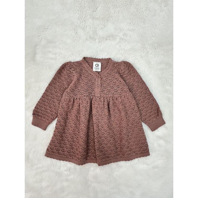Pre‑Loved Strickkleid von Müsli by Green Cotton | Grösse: 62