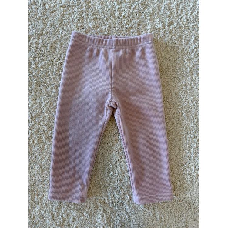 Pre Loved Velours-Leggings von Salt and Pepper I Babyrosa I Gr. 86