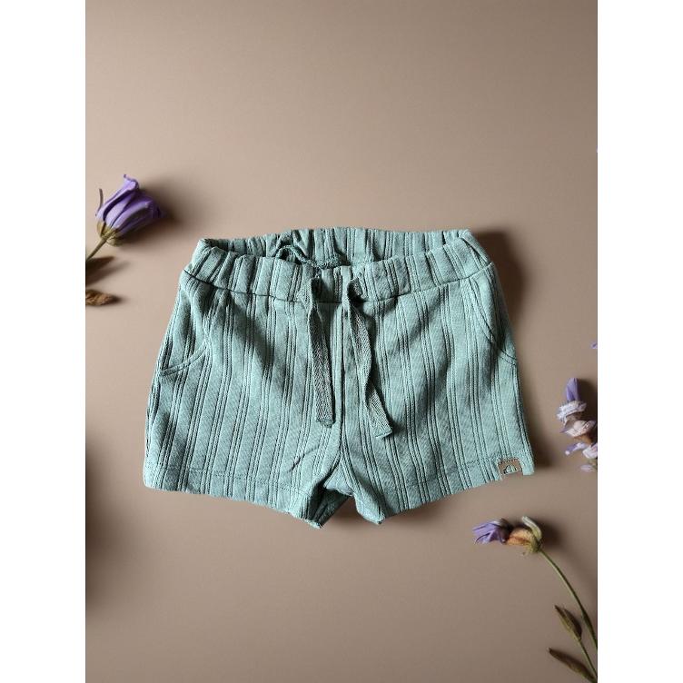 Pre-Loved Shorts von Name It | Oil Grün | Grösse: 68