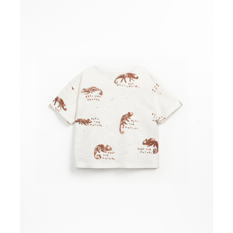 T-Shirt kurzarm Ripp Chamäleons - PLAY UP - 0
