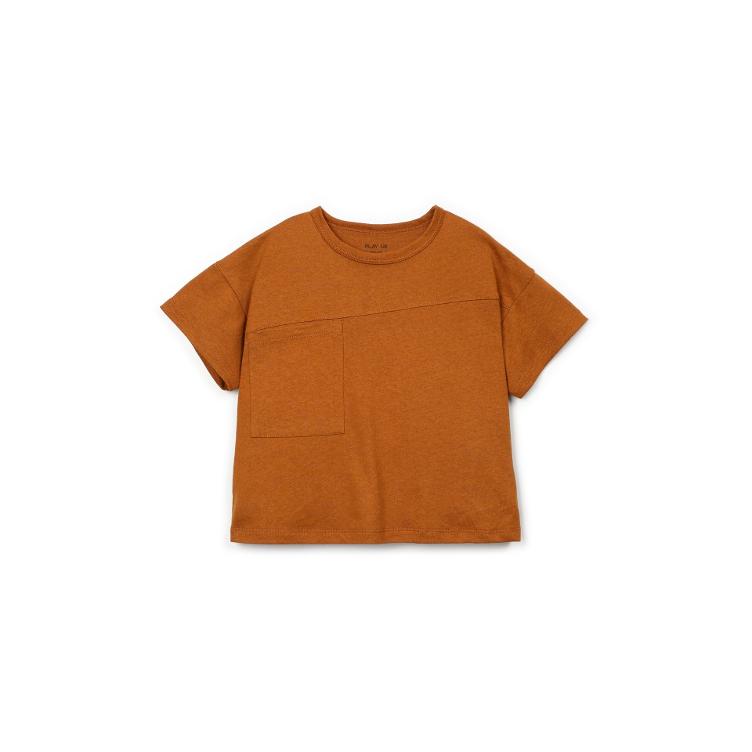 PLAY UP – Kinder T-Shirt aus Bio-Baumwolle & Leinen