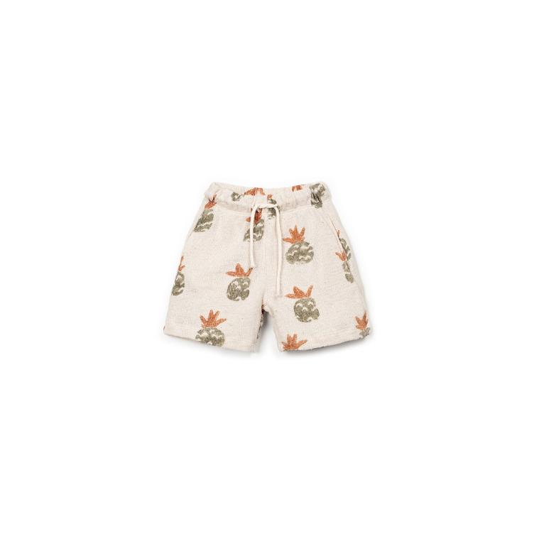 PLAY UP – Printed Embellished Jersey Shorts aus regenerativer Baumwolle & recycelter Baumwolle
