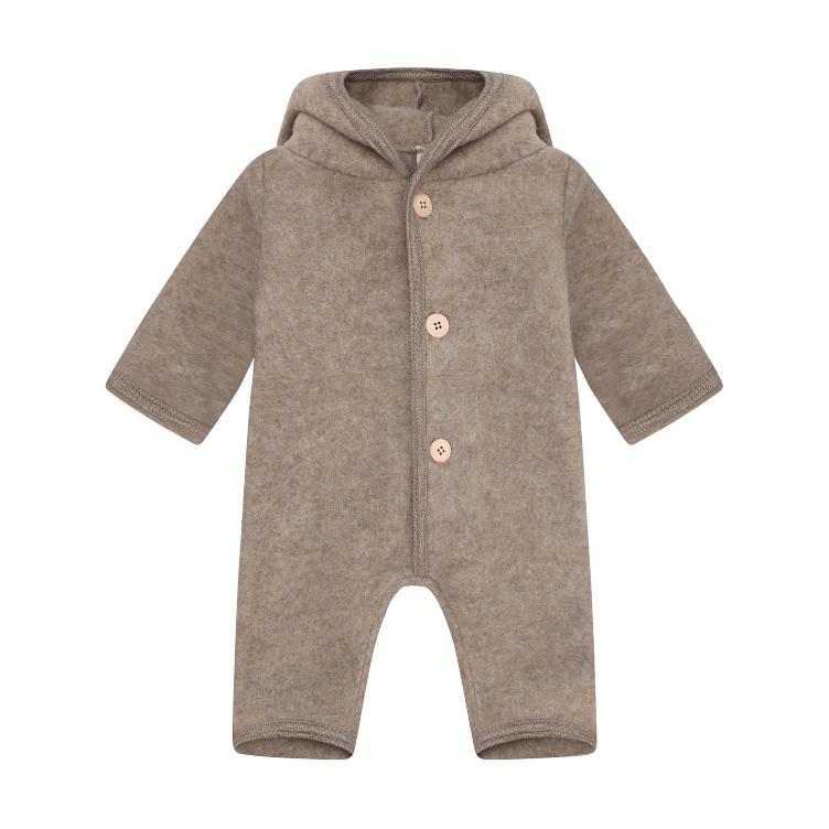 HUTTEliHUT Wollfleece Overall aus 100 % Merinowolle – Savannah Melange