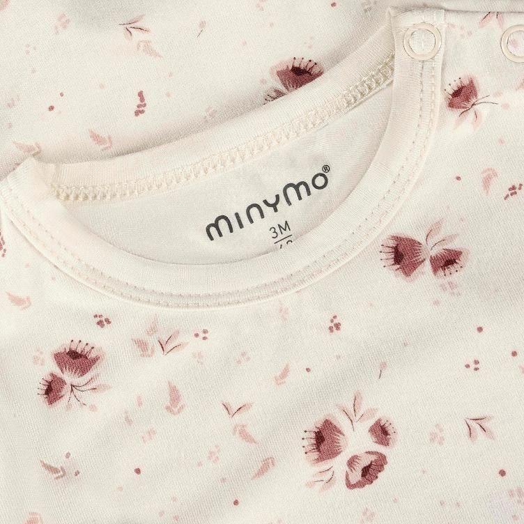 Minymo Baby Body aus Bambusviskose – Rose Peach Whip - 1
