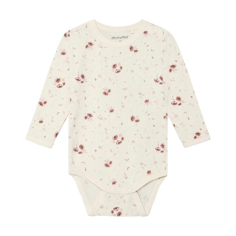 Minymo Baby Body aus Bambusviskose – Rose Peach Whip