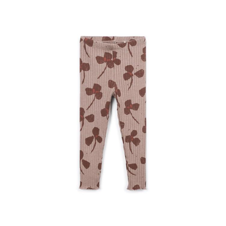 Play Up Printed Rib Leggings – Drawing Allover-Print