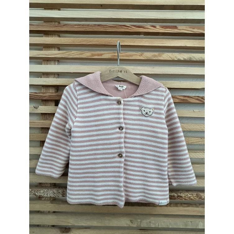 Pre-Loved Strickjacke mit Kapuze von Steiff I Grösse: 86