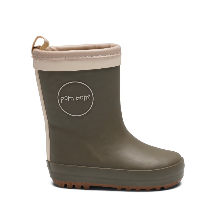 Neu – nie getragen Pom Pom® Thermo Gummistiefel – Hunter Green I Größe 32