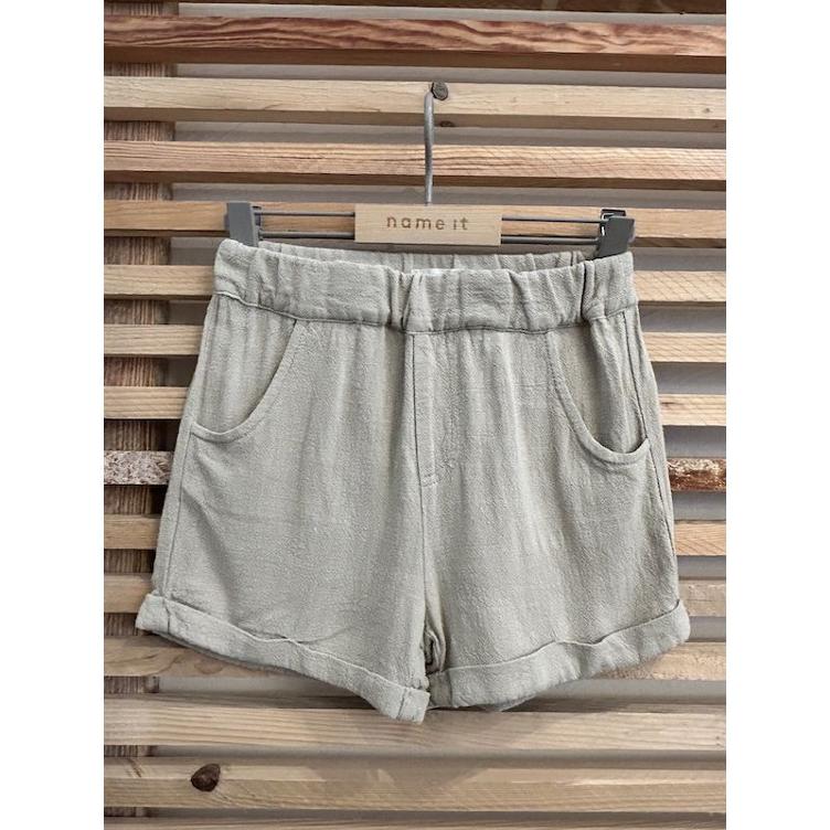 Pre-Loved Hose von Lil’ Atelier | Farbe: Hellgrün | Grösse: 122