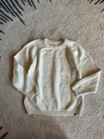Pre Loved Strickpullover von Lil` Atelier I Beige meliert I Gr. 122/128 - 1