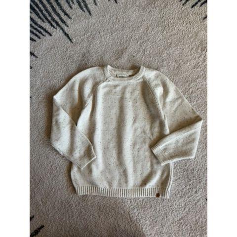 Pre Loved Strickpullover von Lil` Atelier I Beige meliert I Gr. 122/128
