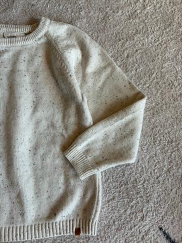 Pre Loved Strickpullover von Lil` Atelier I Beige meliert I Gr. 122/128 - 0