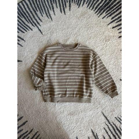 Pre Loved Sweatshirt von Play Up I Beige/Weiss gestreift I Gr. 8Y