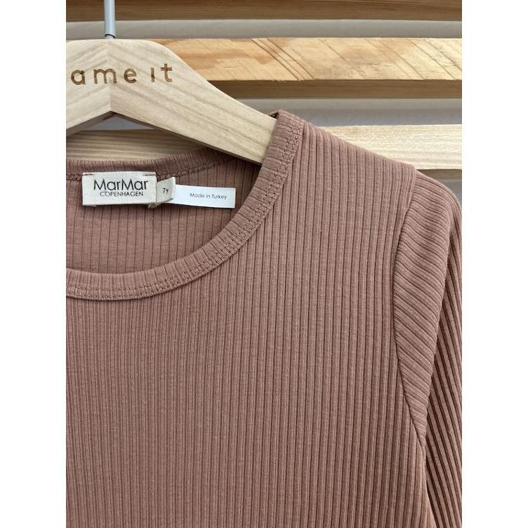 Pre-Loved T-Shirt von MarMar Copenhagen | Farbe: Powder Taupe | Grösse: 122 (7Y)