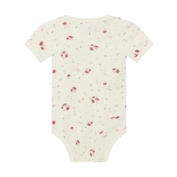 Minymo Baby Body Kurzarm aus Bambusviskose – Rose Peach Whip - 0