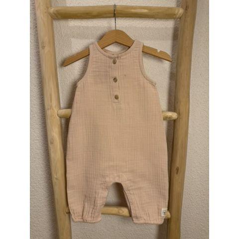 *Pre-Loved Baby Jumpsuit von Lässig Fashion | Zartes Rosa | Grösse: 62/68