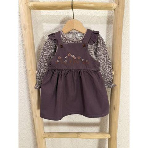 Pre-Loved Kleid & passender Body von Hust & Claire | Violett | Grösse: 68