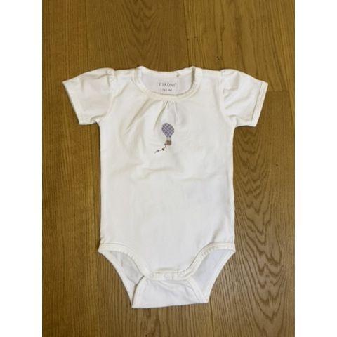 Pre-Loved Kurzarm Body von Fixoni | Weiss | Grösse: 74