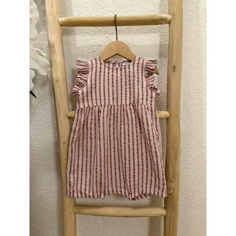 Pre-Loved Overall von Name It | Pink gestreift | Grösse: 74