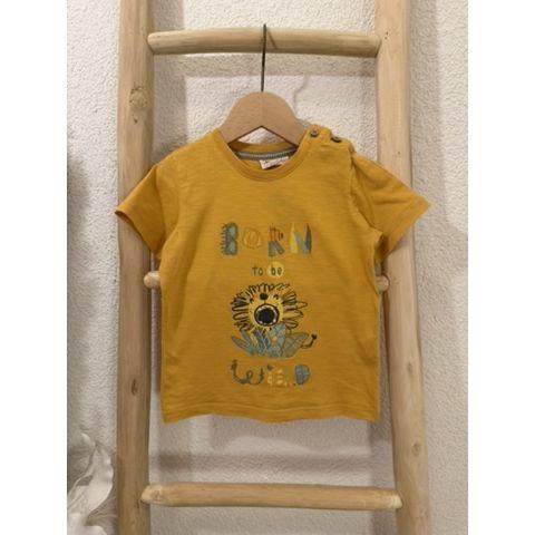 Pre-Loved T-Shirt von People Wear Organic | Honiggelb | Grösse: 86