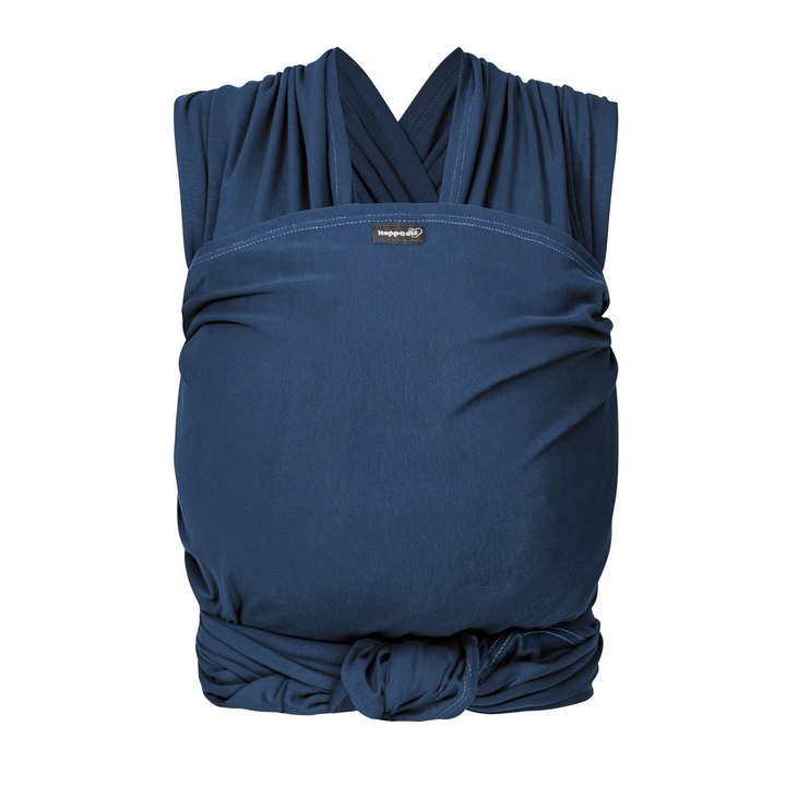 Pre-Loved Babytragetuch von Hoppediz | Indigo (Navy Blau) | Länge: 4,60 m