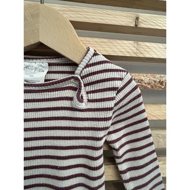 Pre‑Loved Langarm-Body von Petit Piao | Grösse: 68