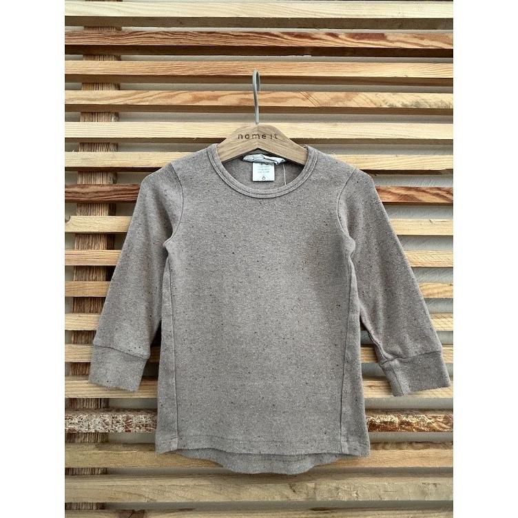 Pre-Loved Langarmshirt von Susukoshi | Farbe: Braun | Grösse: 98