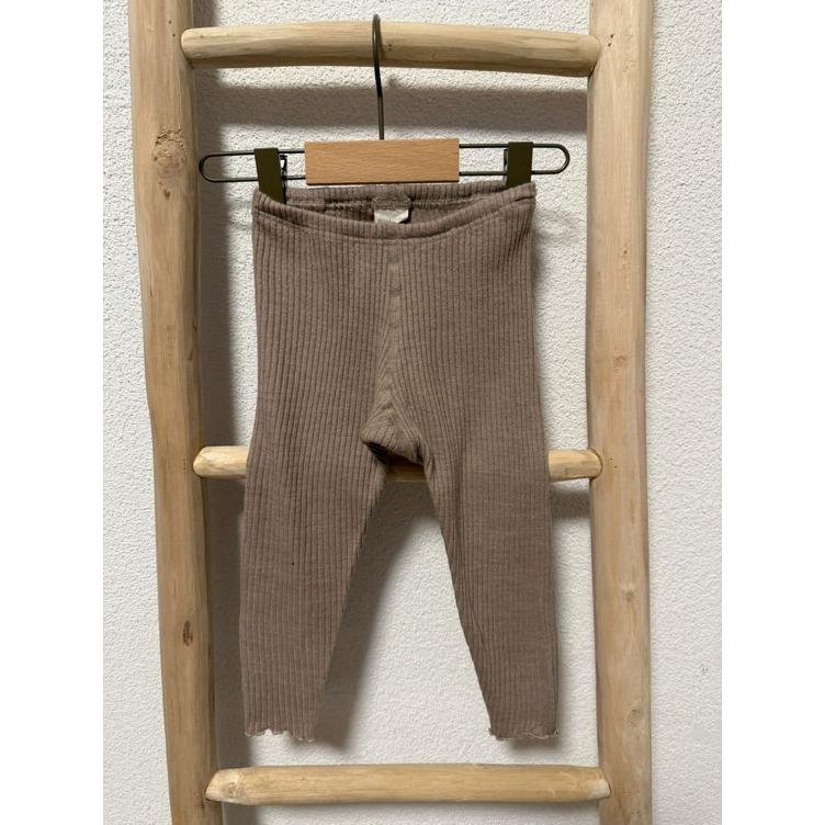*Pre-Loved Rib Leggings von Dilling | Hellrosa | Grösse: 98