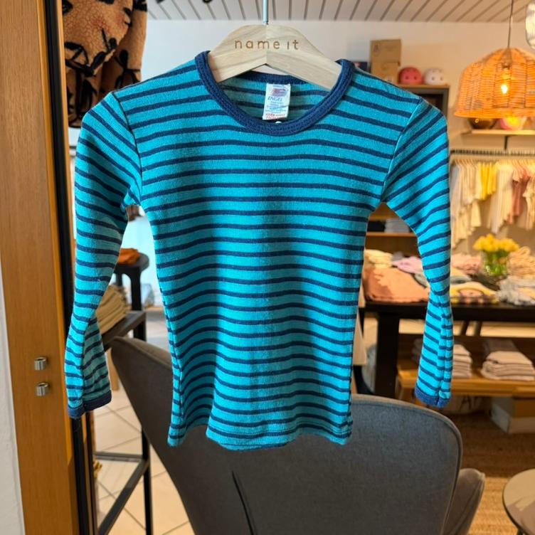 Pre Loved Langarmshirt von Engel I Blau Gestreift I Gr. 104
