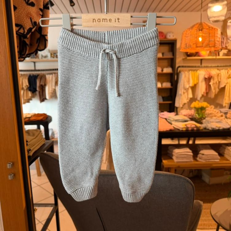 Pre Loved Strickhose von Alana I Grau Melange I Gr.62