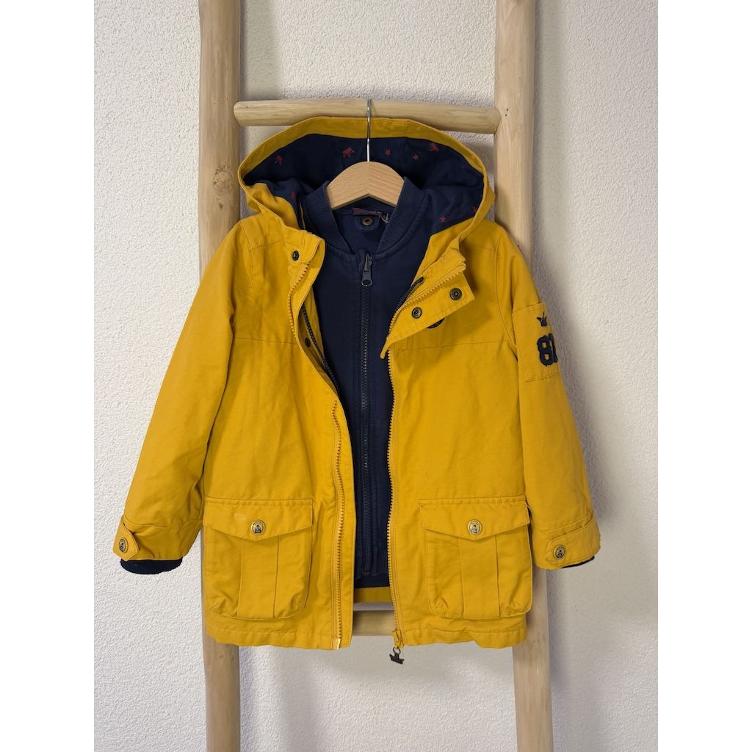 Pre-Loved 3-in-1 Jacken-Set – Sergent Major I Gelb / Dunkelblau I Grösse 110