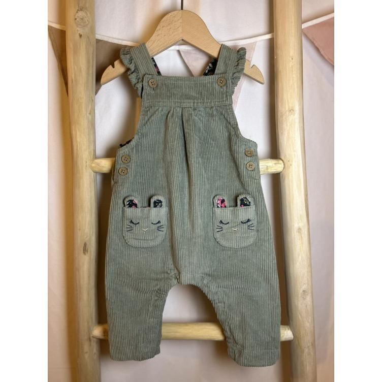 Pre-Loved Cord-Salopette von Du pareil au même I Größe 68