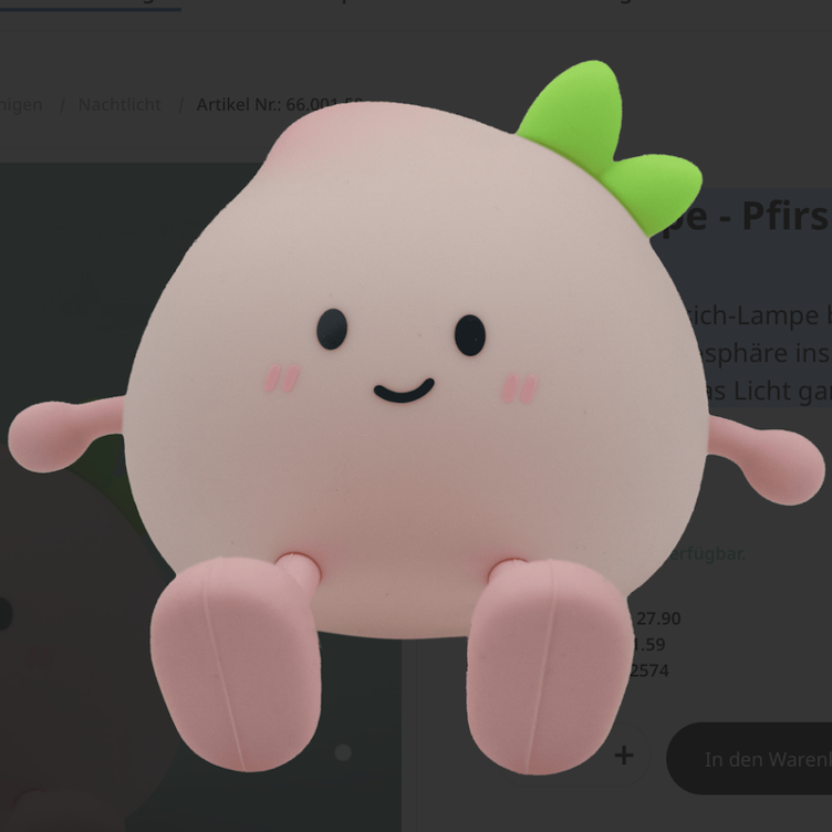 MARY`S LED Lampe - Pfirsich