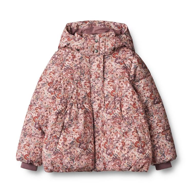 SALE I Wheat – Pufferjacke für Mädchen mit Print