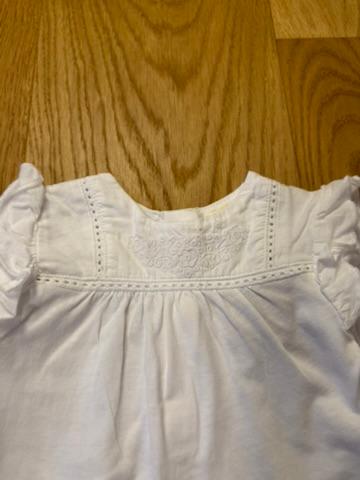 Pre-Loved Babybluse von Sfera I Weiss I Grösse 3–6M - 1