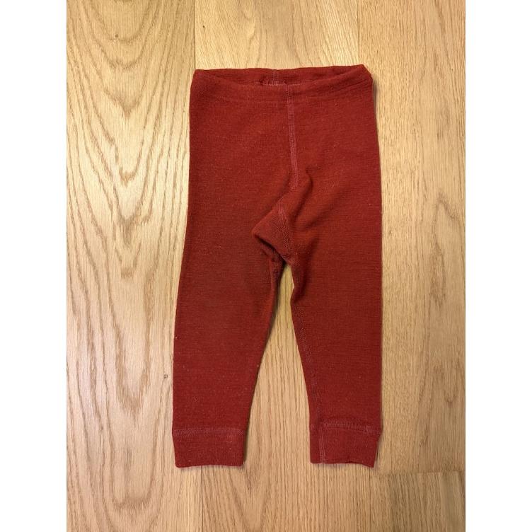 Pre-Loved Merino Leggings – DILLING I Terracotta / Rostrot I Grösse 80
