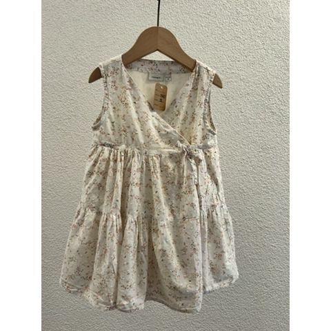 Pre-Loved Wickelkleid von Name it | Weiss mit Blumenprint | Grösse: 92