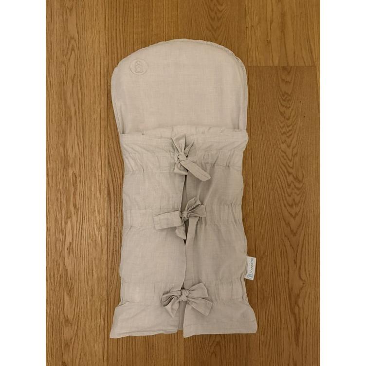 Pre-Loved CosyMe Babynest inkl. 3er Spucktuch-Set | Farbe: Beige | 0–6 Monate