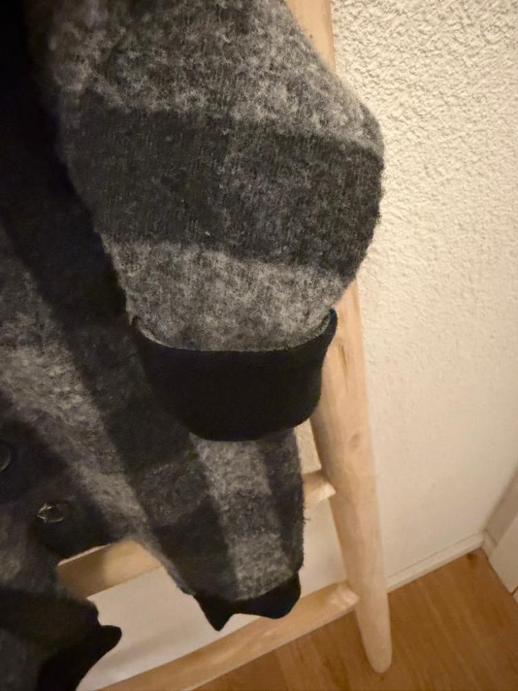 Pre-Loved Wollwalk-Overall von Hessnatur | Grau | Grösse: 62/68 - 2