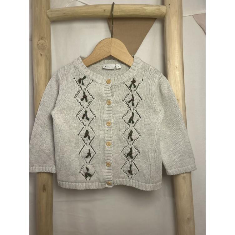 Pre-Loved Strickjacke aus 100% Bio-Baumwolle I Grösse: 74