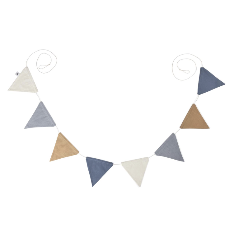 Wimpelkette doppelseitig – Forest Lake Blue