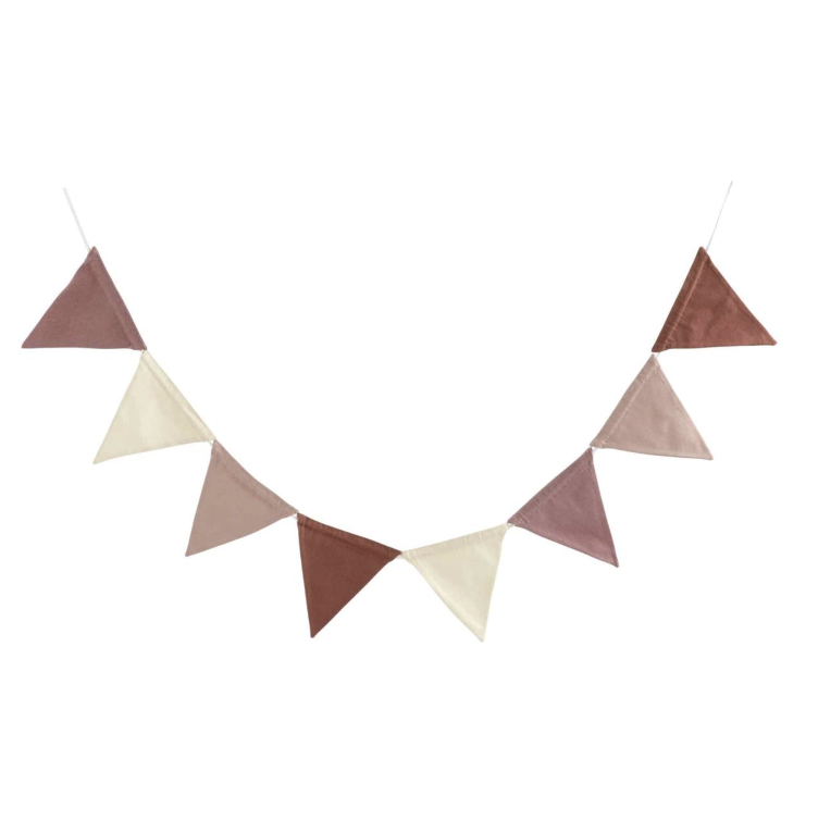 Wimpelkette doppelseitig – Blossom Pink