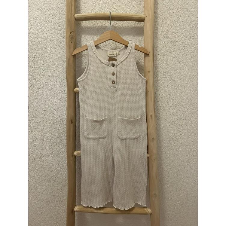 Pre-Loved Lil’ Atelier Overall | Offwhite | Grösse: 92
